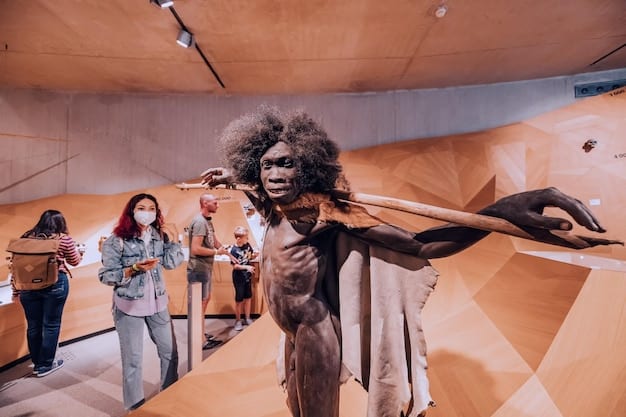 A scene from a film set in a vibrant Afro-Brazilian cultural center in 2025, featuring a group of young people participating in a traditional dance performance, surrounded by colorful murals and historical artifacts.