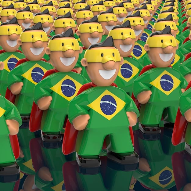 A scene from a recent Brazilian comedy film, showcasing diverse characters in a relatable and humorous situation, set against a lively Brazilian background.